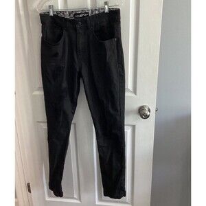 Blac Leaf Back To Black Denim Embroidered Jeans Size 34/32